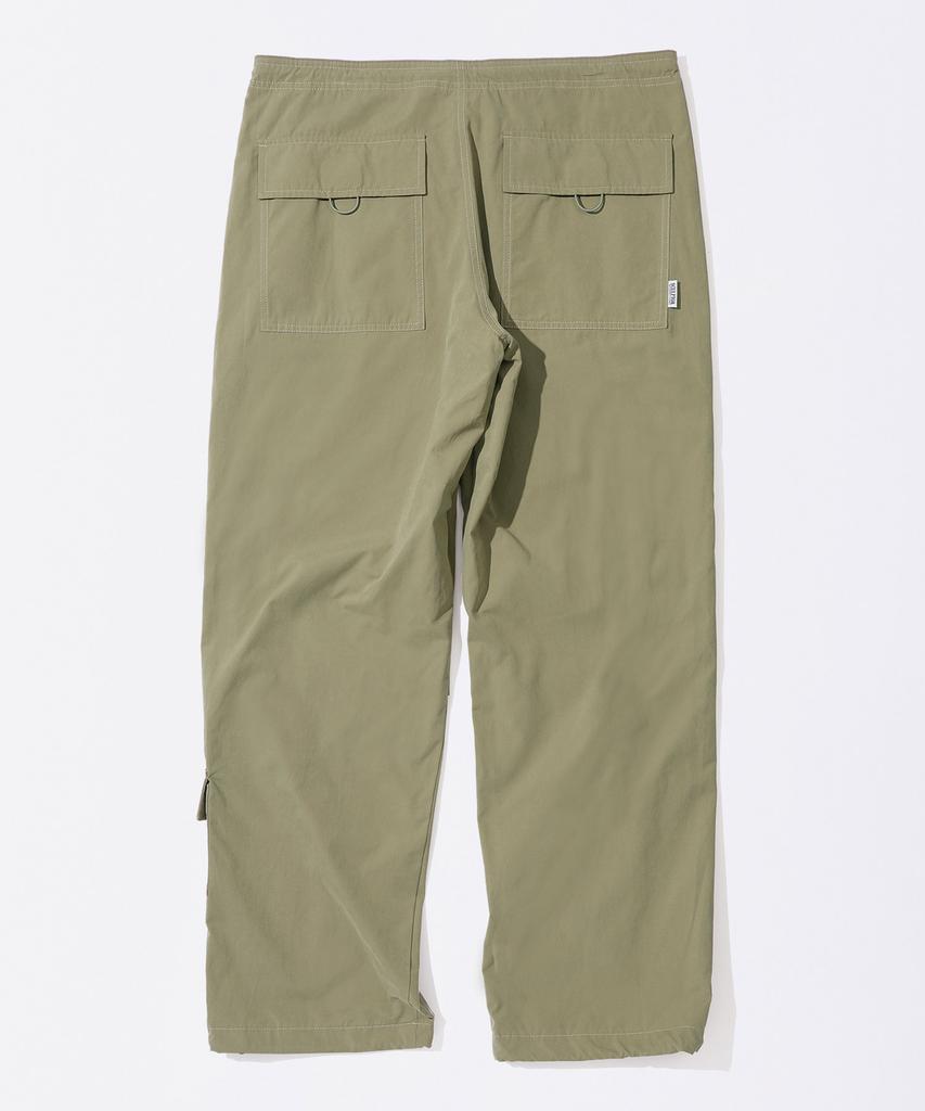 SCULPTOR String Parachute Pants Washed Beige