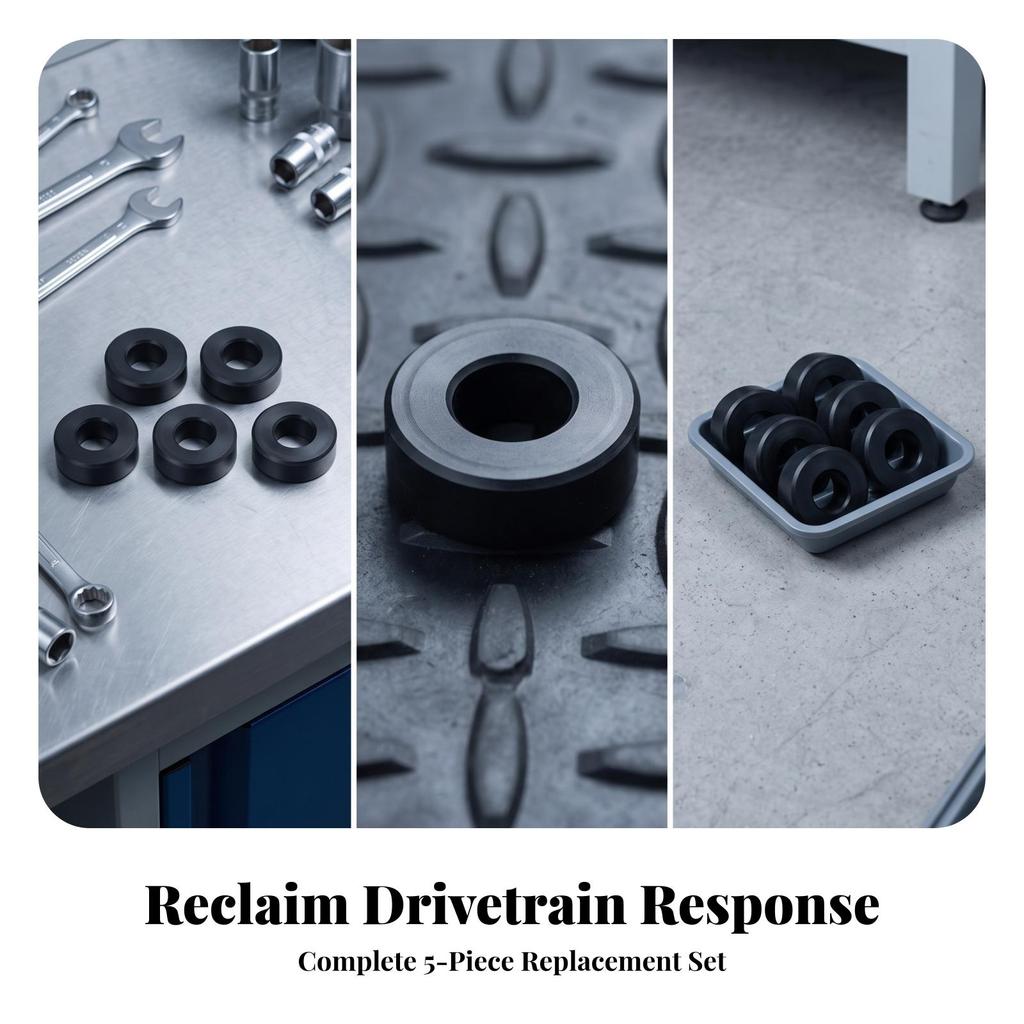 5 Pieces Rear Wheel Damper Aftermarket Hardware Brand for Drivetrain Refresh