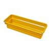 OBLONG TRAY Steel Cutlery Tray, Yellow, 125-391