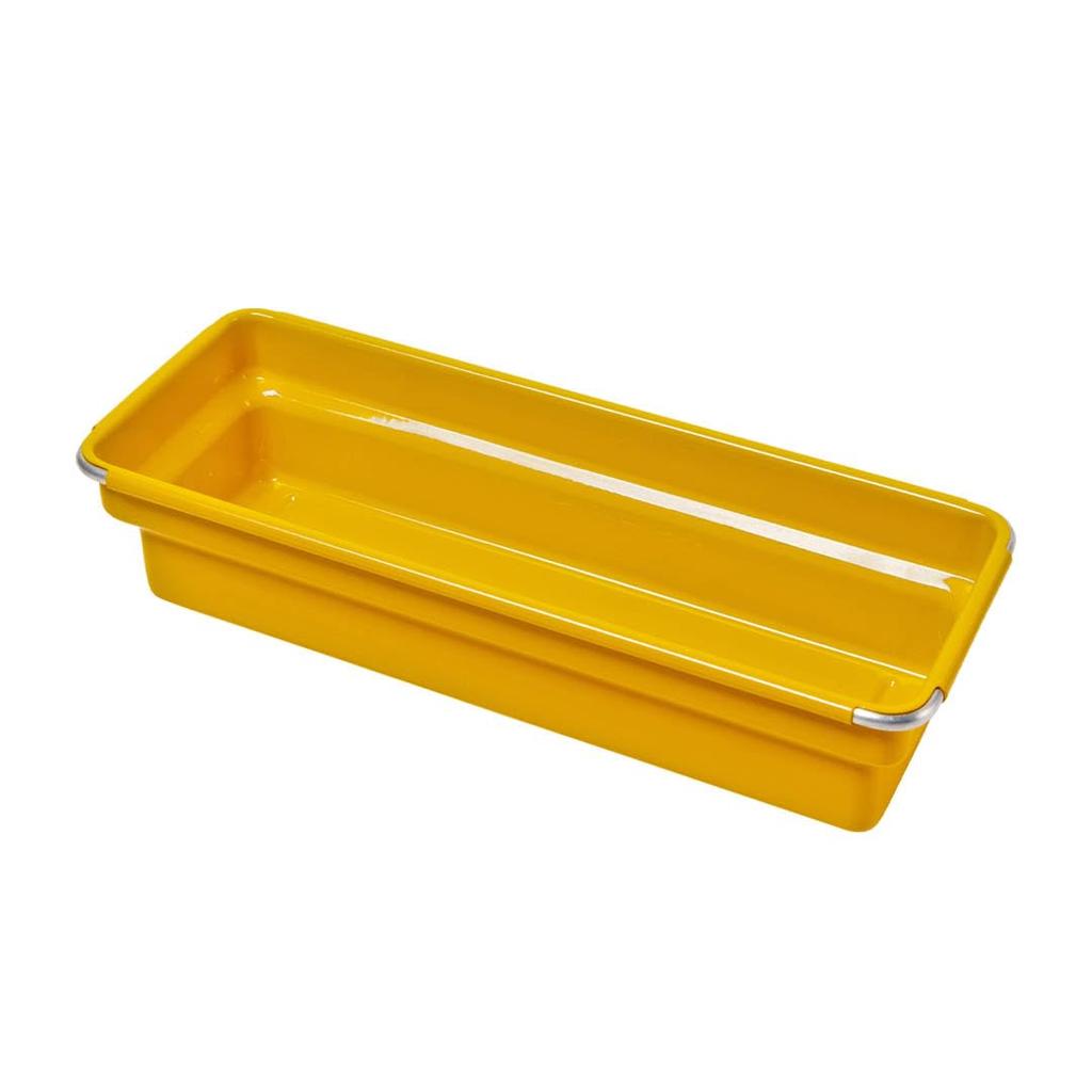 Dalton OBLONG TRAY Steel Cutlery Tray, Yellow, 125-391