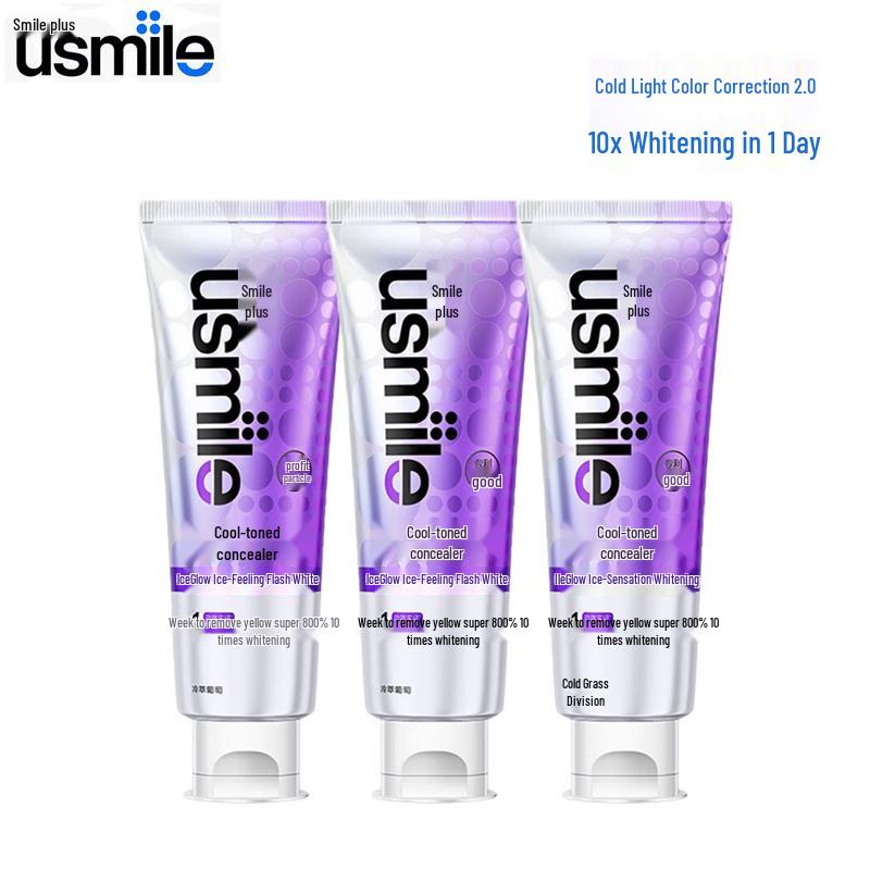 Usmile Cold Light Color Correcting Whitening Toothpaste
