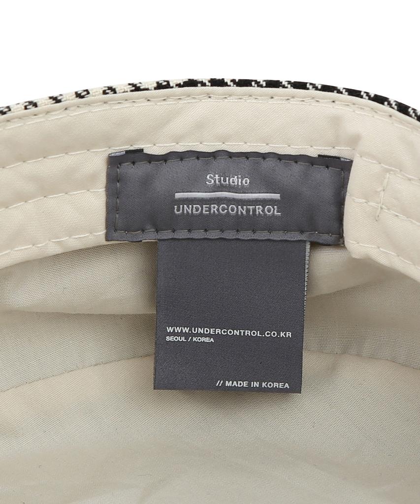 Eondeokeonteulolseutyudio Four Seasons Cotton Bellboy Cap Mariner / Hound Tooth Ck / Mono