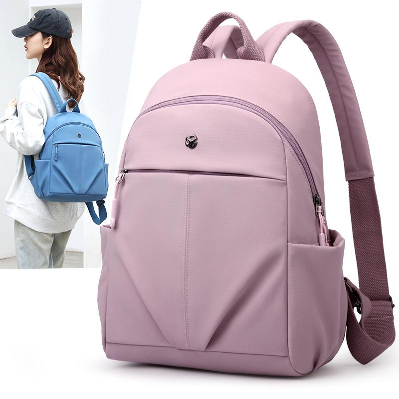 Lightweight Leisure Backpack Wholesale Korean Version Middle-aged and Elderly Mother Backpack Cross-border Large Capacity Nylon Minimalist Backpack