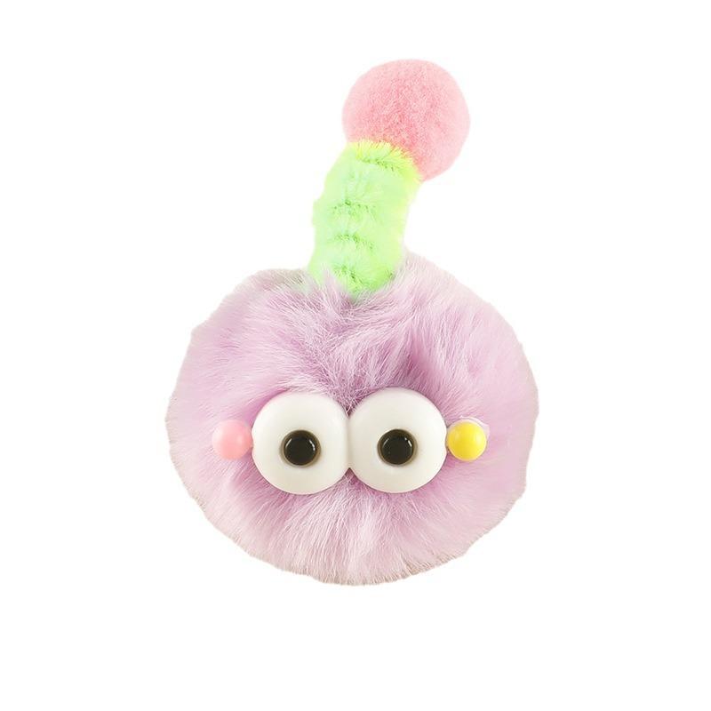 Cartoon Cute Hairball Elf Pendant Hairy Doll Hairpin Accessories Clothing Shoes Socks Monster Accessories Accessories