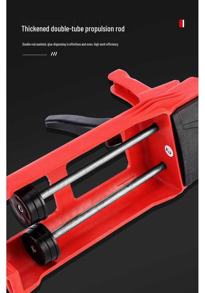Complete Home Caulking Tool Set: Caulking Gun, Trowel, Scraper, Corner Tools, Labor-Saving Glue Gun, Dual-Cartridge Gun