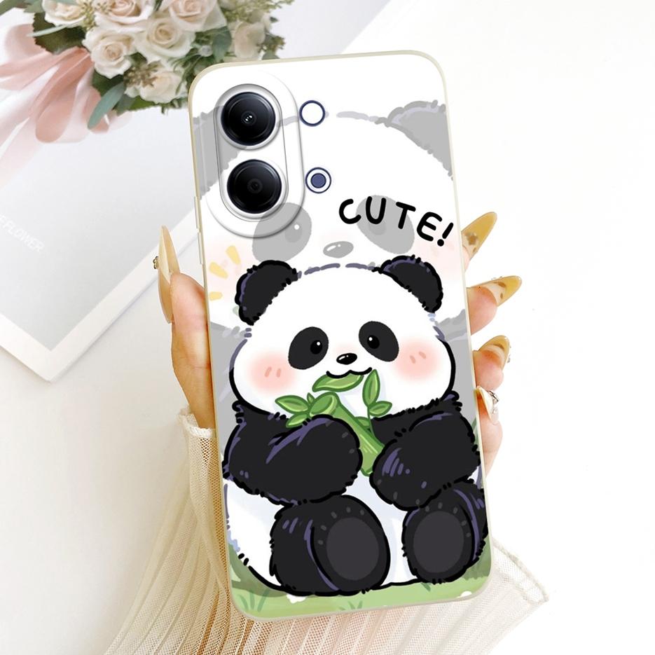 For Vivo Y05 4G Case Cute Dog Panda Cartoon Cover Shockproof Soft TPU Phone Case For Vivo Y11d Y 05 VivoY05 VivoY11d Fundas Bags