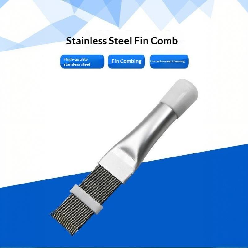 Air Conditioner Fin Comb With Stainless Steel Teeth Nonslip Handle For Ac Repair Home Hvac Maintenance