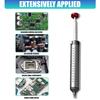 Sturdy Aluminum Alloy Solder Sucker with Powerful Vacuum Handheld Tool for Quick Desoldering in Electronics Projects