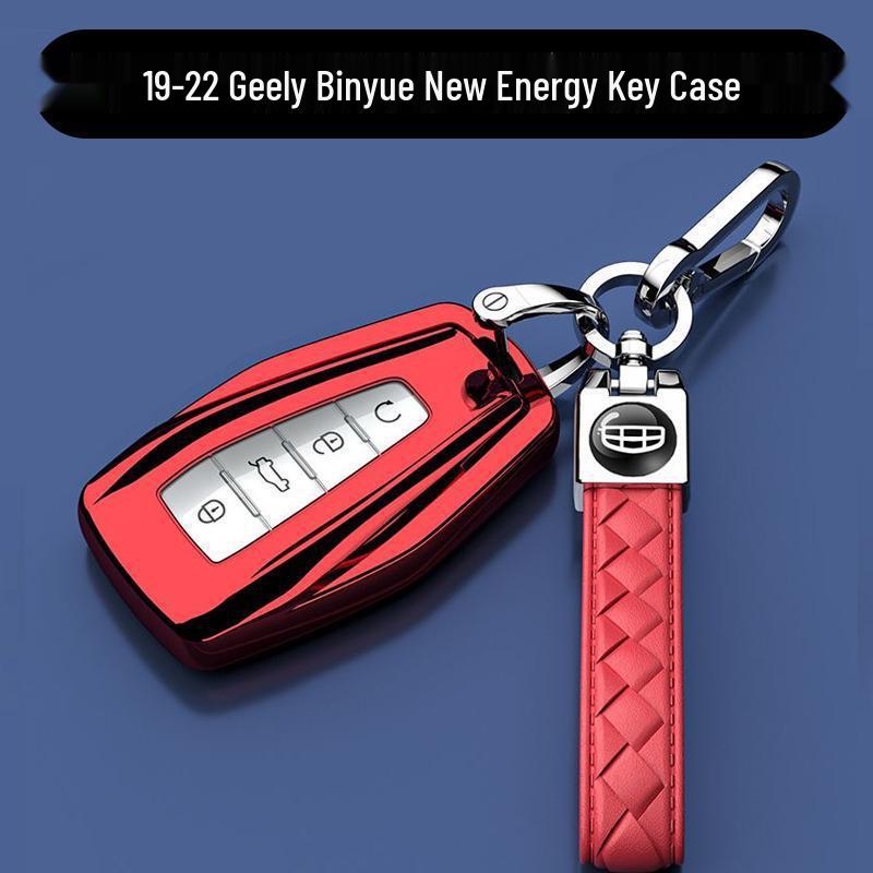 Premium Key Fob Cover for 2019-2022 Geely Binyue New Energy Vehicle