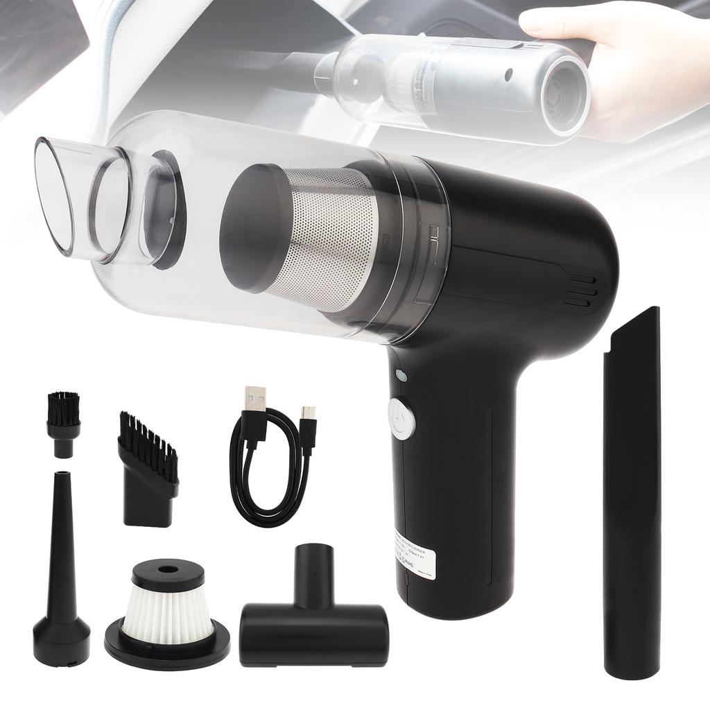 Mini Car Vacuum Cleaner, Handheld Vacuum Cordless,2 In 1 Rechargeable Vacuum Cleaner & Blower with 5500Pa Dust Buster for Car Home