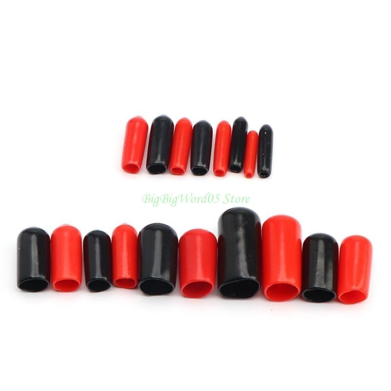24TE Versatile 160pcs Rubber End Caps Collection Cover for Wire & Cable Insulation