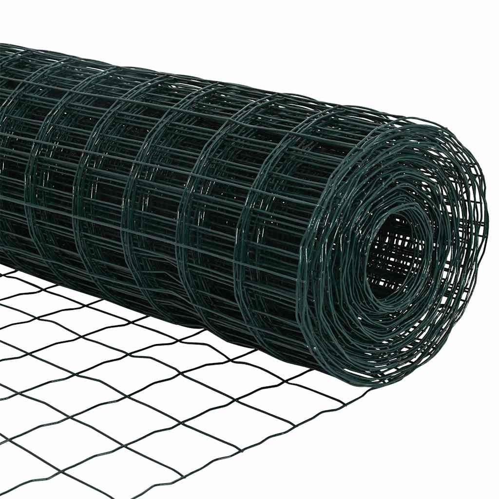 Euro Fence Green 0.6 x 10 m PVC Coated Iron