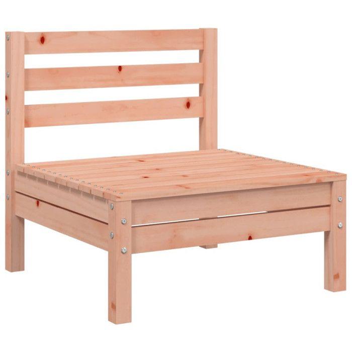 VidaXL Canapés de Jardin sans Accoudoirs 2 pcs, Sièges avec Dossier, Meubles de Jardin Terrasse Patio Extérieur, Bois Massif 838003