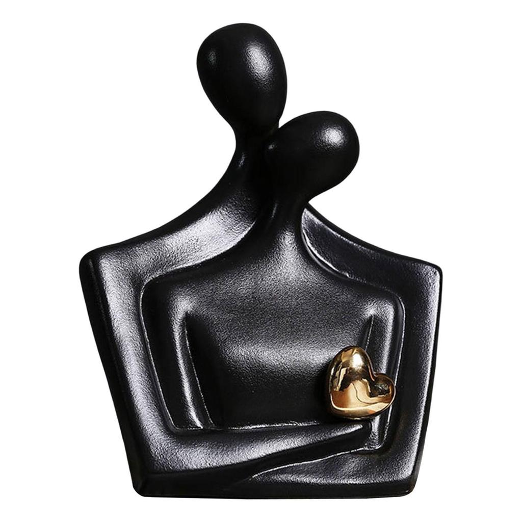 Abstract Couple Figurine Couple Ornament Crafts Passionate Nordic Ceramic Couple