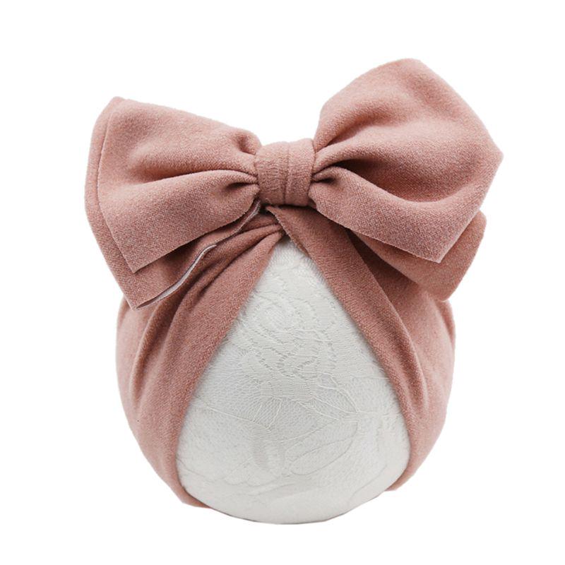 Baby Hat Girls Bows Turban Hat Infant Photography Props Kids Beanie Children Cap