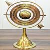 Himmlischer Globus aus Messing, Armillarsphäre, Armillarsphäre aus Messingdekor, Tischplatte, Messingdekor,