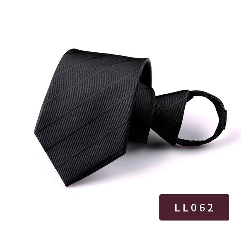 

8 см Pull Tie Dress Lazy Tie Чоловічий одяг Аксесуари Смугастий костюм Ділова краватка