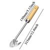 Stainless Steel Puller Tool Grass Removal Double-Edged Digging Gear Heavy-Duty Solution for Lawn Yard Backyard