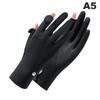 Summer  Sunscreen Gloves For Women Solid Color Uv Protection Ladies Gloves
