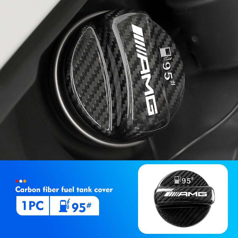 

Carbon Fibre Fuel Cap Fuel Tank Decorative Protection Cover For AMG C180 C300 W124 W176 W177 C200 C260 GLC CLE CLA
