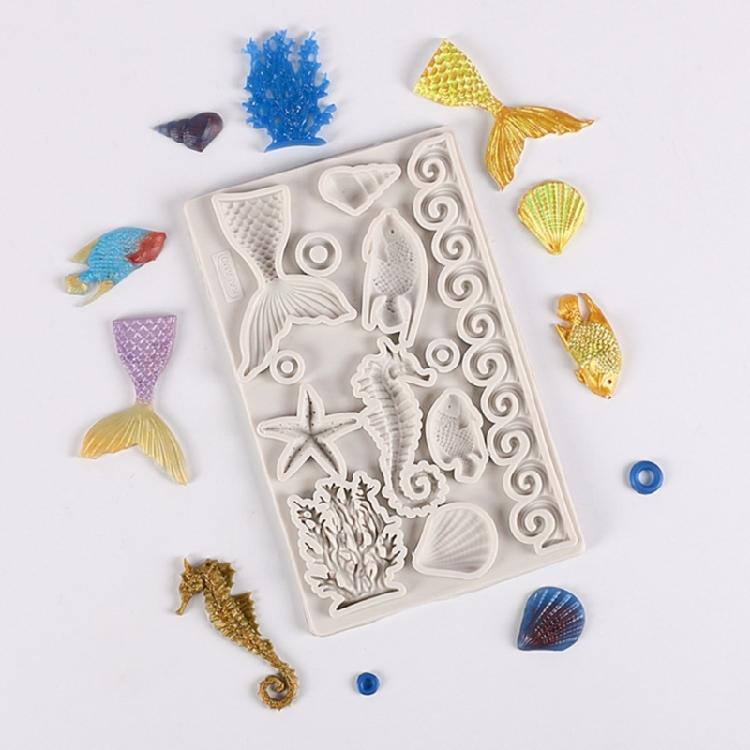 Turtle-Starfish-Fondant Mold for Homemade-Baking DIY Cake-Decorating Baking Mold