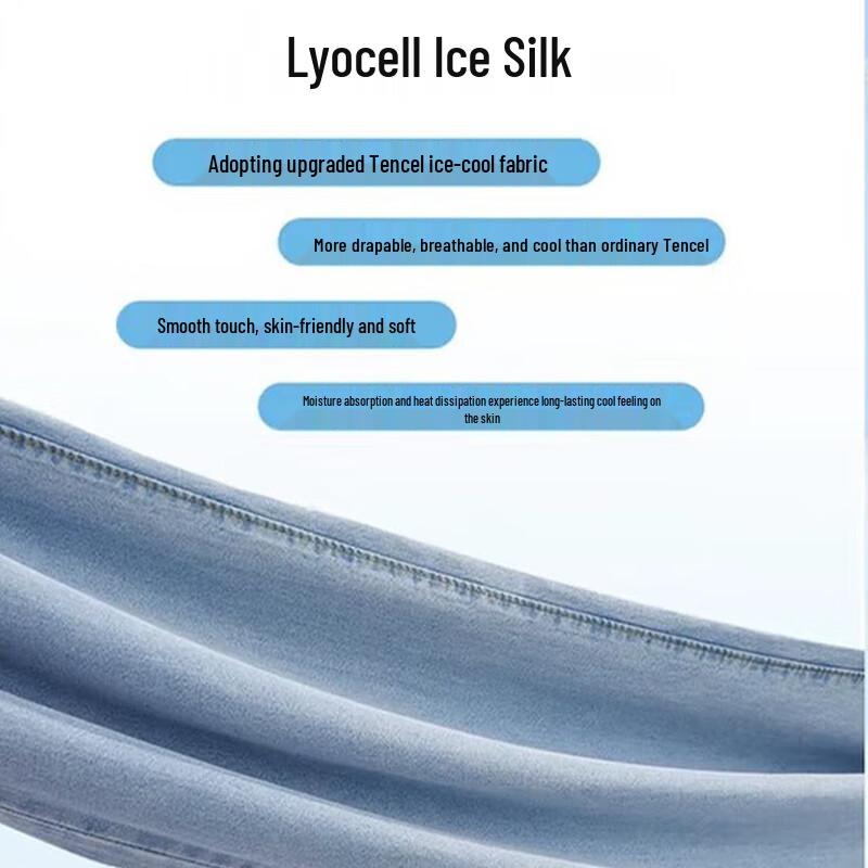 Luomeng Men's Lyocell Blend Straight-Leg Jeans