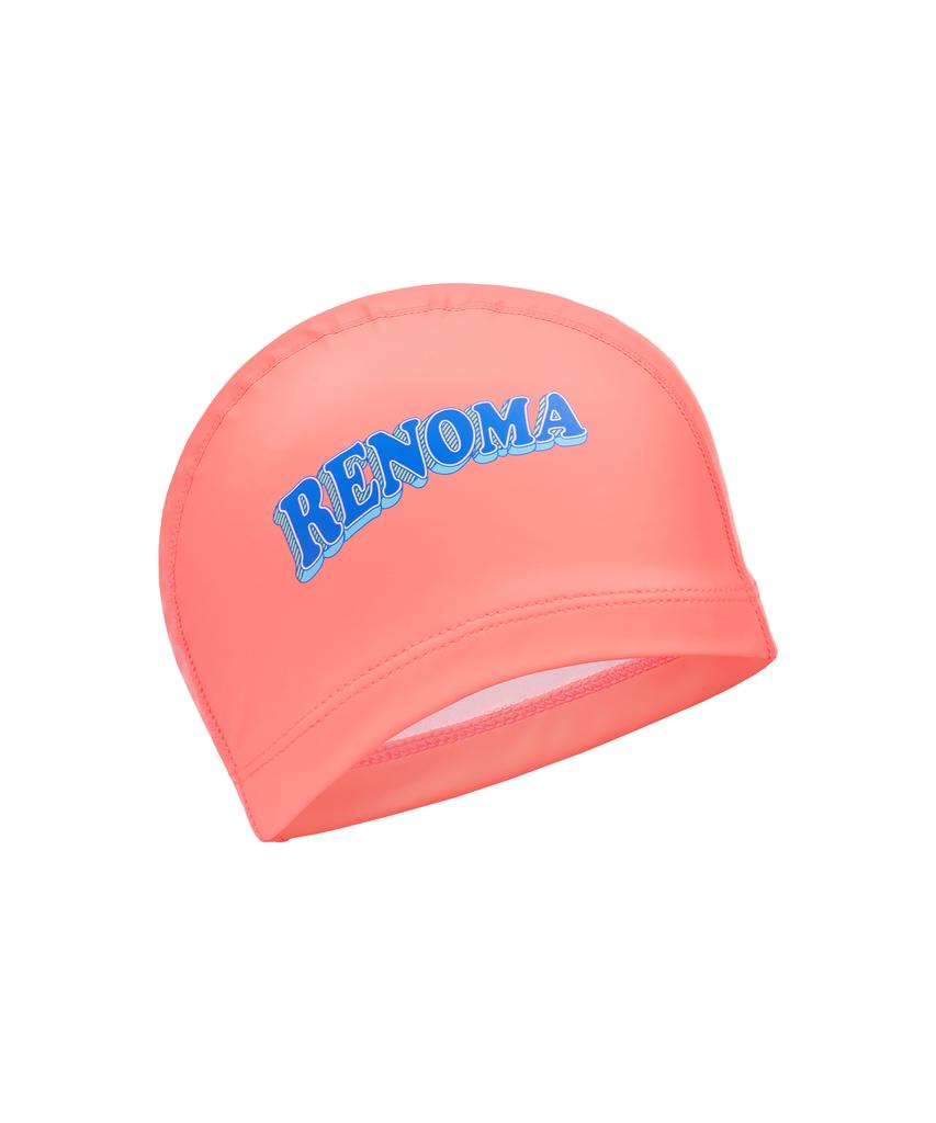Lenomasuyeongbog Toys Adult Retro Text Pu Swim Cap Coral Ro-Rc2F002-Cr