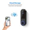 Smart Wireless Video Doorbell with Remote Intercom, HD Night Vision, Motion Detection, and Home Monitoring.