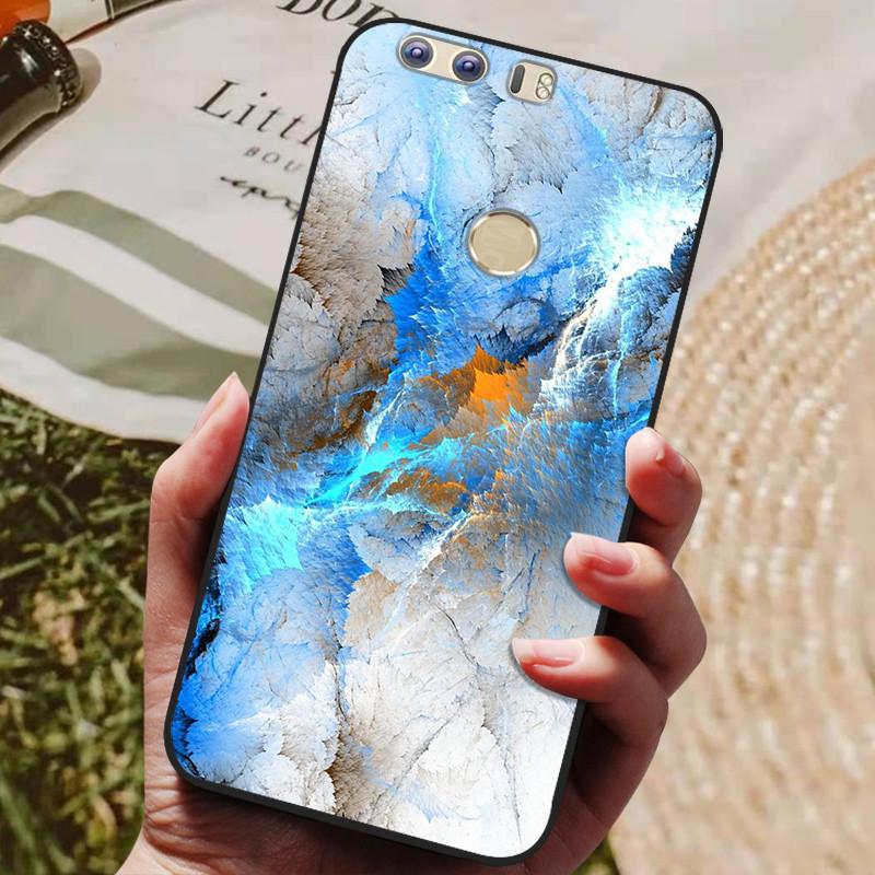 Pro Huawei Honor 8 5,2palcový kryt Silikonový zadní kryt Pouzdro na telefon pro Huawei Honor 8 Kryty Měkký nárazník coque Honor8 FRD-L19 Pouzdra