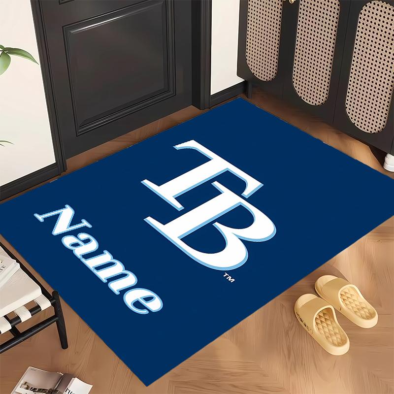 Tampa Bay Rays (1) Personalized name Office Carpet Stylish Decor for Living Room Bedroom Kitchen