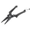 Outdoor Aluminum Alloy Lure Self Locking Fishing Pliers Fish Controller Tong Setblack