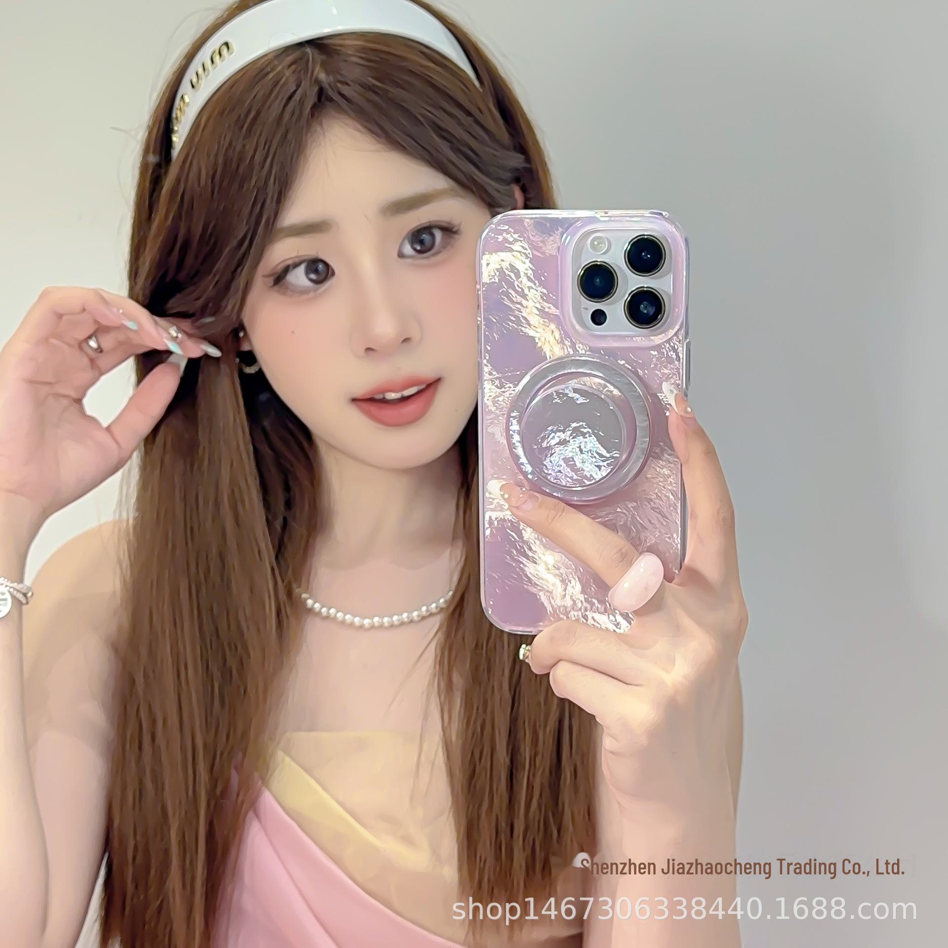 

Чехол для iPhone 13 Pro Max с кронштейном Macaron Love, однотонная воздушная подушка для iPhone 12/11. Стильный, простой дизайн. iPhone 14 Pro Max