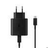Chargeur Rapide USB-C 25W - E.F.CONNECTION - Noir - Câble 1m et 1.8m - Compatible Samsung Galaxy S25