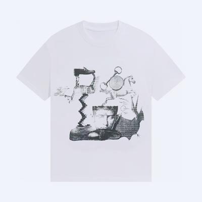 Luźny t-shirt z krótkim rękawem i okrągłym dekoltem, z nadrukiem kreskówkowym. Męskie wygodne letnie topy. Jesienna i zimowa bielizna.