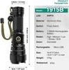 New XHP70 LED Flashlight XHP50 LED Flashlights USB Rechargeable Flashlight Zoomable Torch Waterproof Torch Camping Flashlight