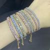 Adjustable Various Size Tennis Bracelet For Women Geometric Clear Zircon Wedding Party Jewellry Items DZH007