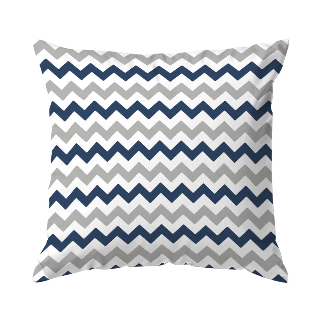 

Home Decor Blue & White Geometric & Patterned Pattern Cushion Cover Suitable for Sofa Bedroom Car Pillow Cover 40x40cm 16x16in