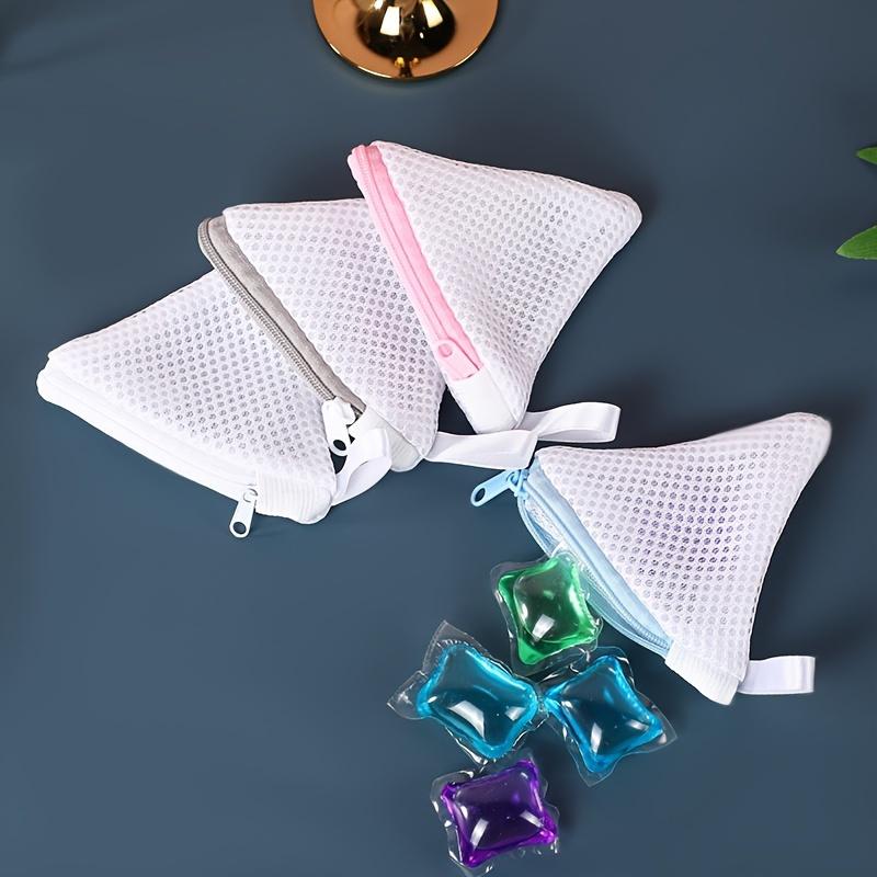 2pcs Laundry Sock & Small Item Storage Bags with Zipper Closure Laundry Bag with Corner Design,Compatible with Laundry Detergent