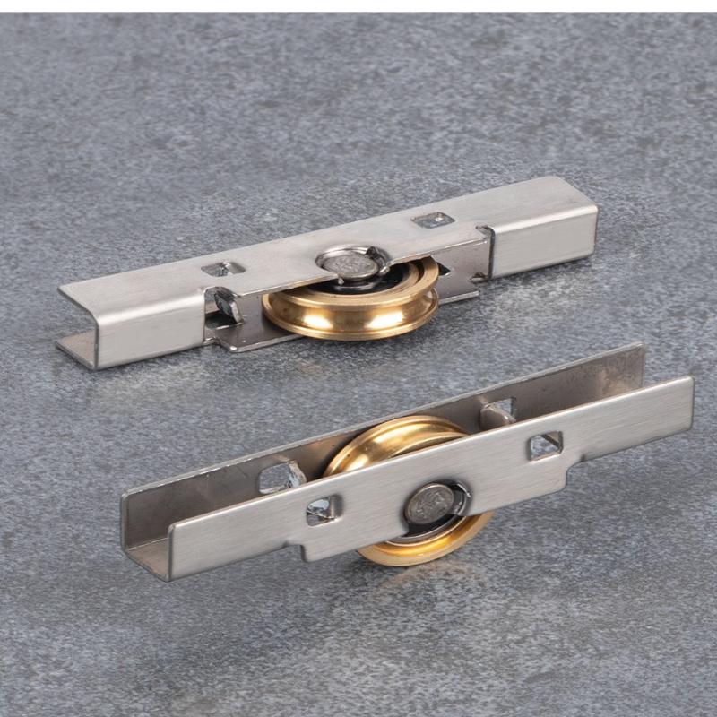 4Pcs Stainless Steel Copper Roller 8Mm Sliding Glass Door And Window Pulley Window Decoration Hardware Accessories
