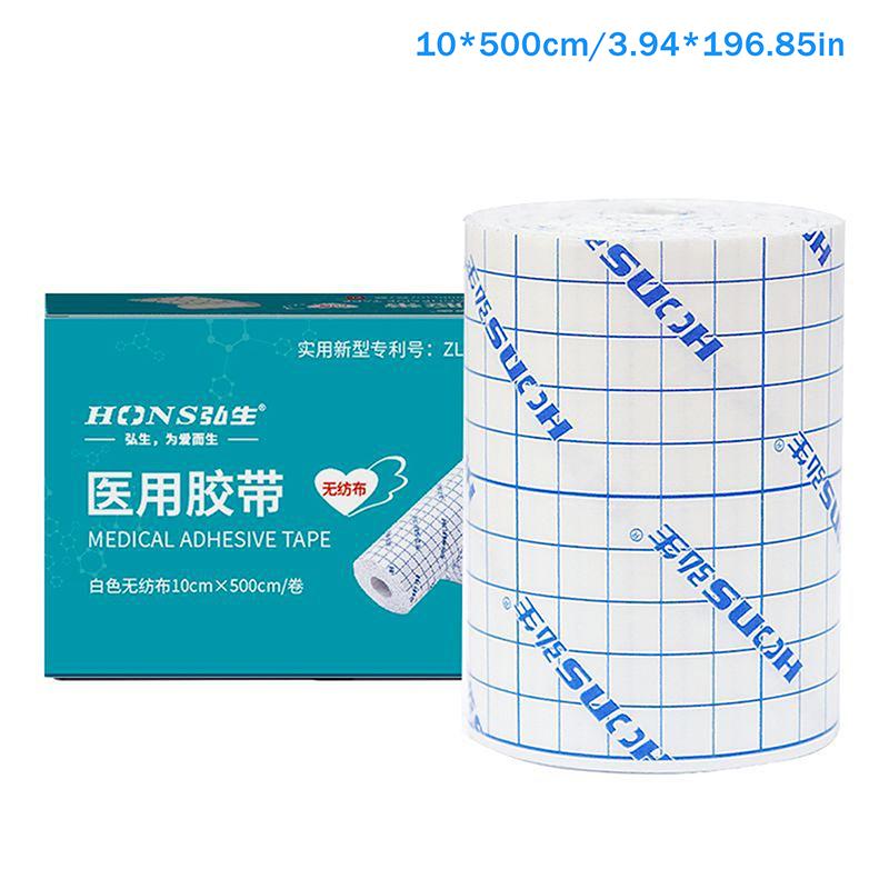 

1pc Non-woven Fabric Film Waterproof Transparent Tape Adhesive Plaster Anti-allergic Wound Dressing Fixation Tape