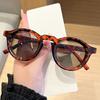 Retro Simple Style Round Sunglasses Women Men Luxury Brand Design Rivet Decoration Sun Glasses Travel Casual Eyewear Unisex
