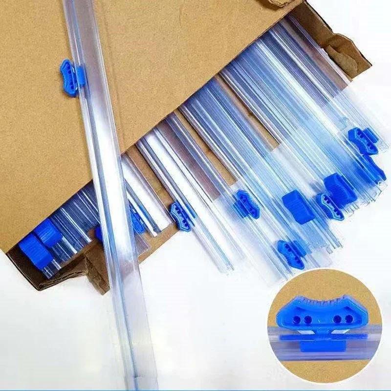 1pc Adhesive Plastic Wrap Dispensers Foil Film Cutter Replacements Food Cling Film Cutter Stretch Plastic Film Cutting Strip