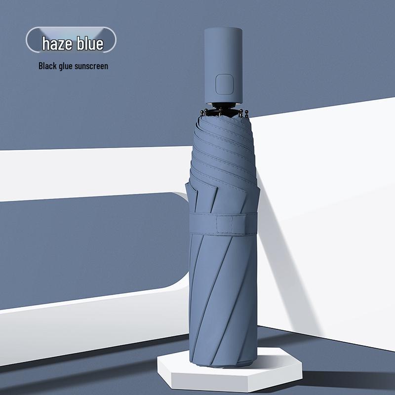 Large Women's Automatic Umbrella: UV Protection, Sunshade, Sturdy, Foldable, Suitable for Sun and Rain