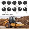 10 Pcs Construction Machinery Keys 14603 14607 For BOBCAT For BOMAG
