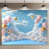 2D plane 1 dreamy cloud and balloon perfect for family gatherings and daily decoration