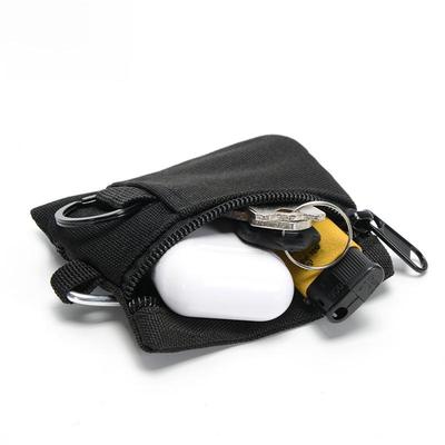 Wielofunkcyjna torba z zamkiem błyskawicznym: Etui na klucze i monety, przechowywanie kart i drobiazgów na kempingu, pieszych wędrówkach i wędkarstwie.