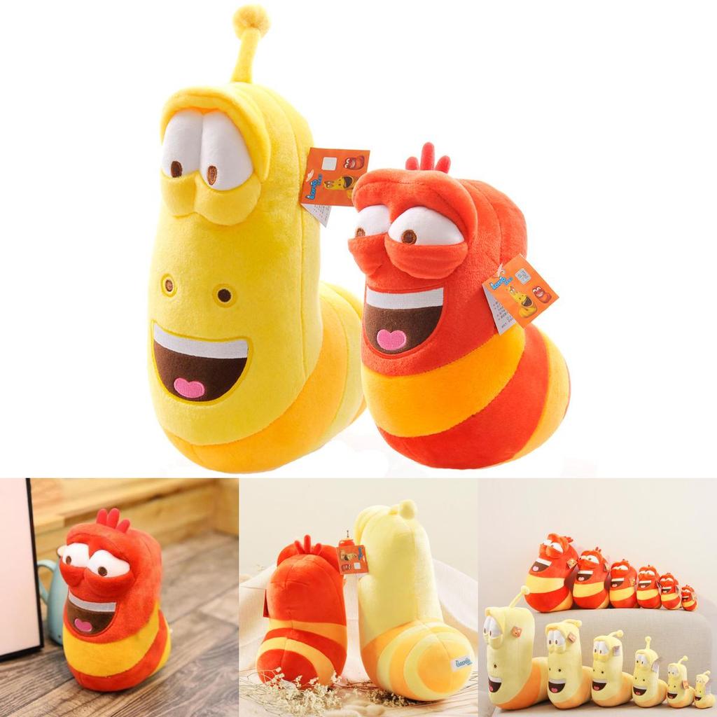 Adorable Korean Anime Fun Insect Slug Creative Larva Soft Plush Toys For Collectors