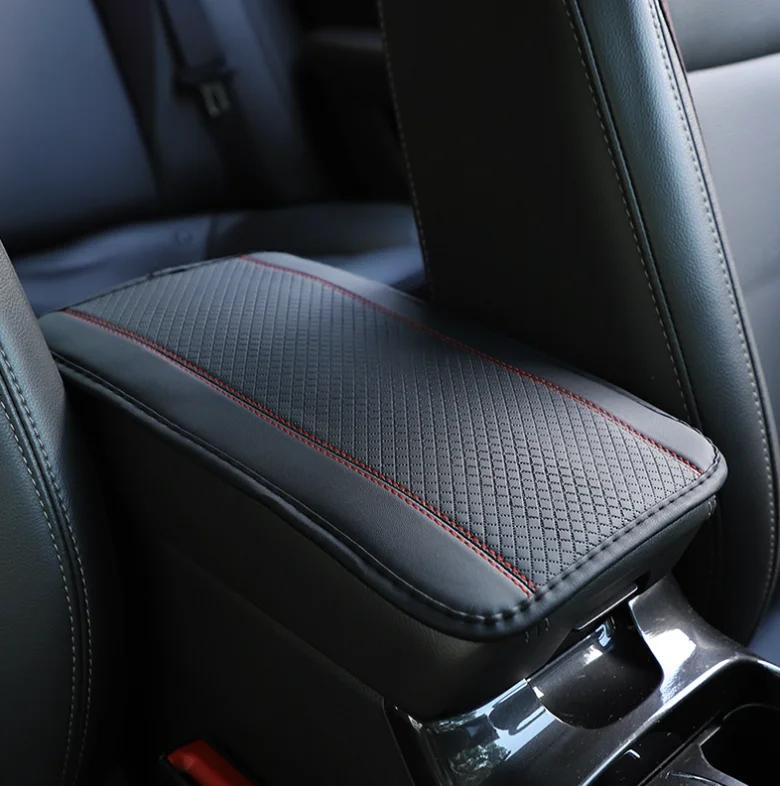 New Car Armrest Cover Mat Universal PU Leather Car Interior Central Armrest Box Pad Non Slip Decor Mat Universal Accessories