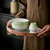 Matcha Bowl Gradient Color Ceramic Tea Zipper Song Dynasty Tea Order Matcha Tea Tool Tea Fairy