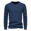 Men’s Euro Fit Waffle Knit Crew Neck Pocket T-Shirt
